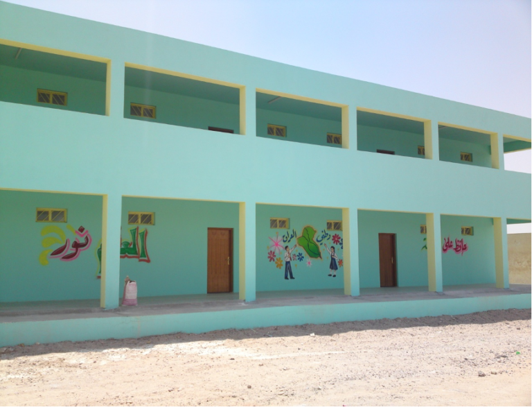 Establishment of a six-row two-storey wing for Al-Batwa Elementary School for the Razavi area in Al-Hirah
